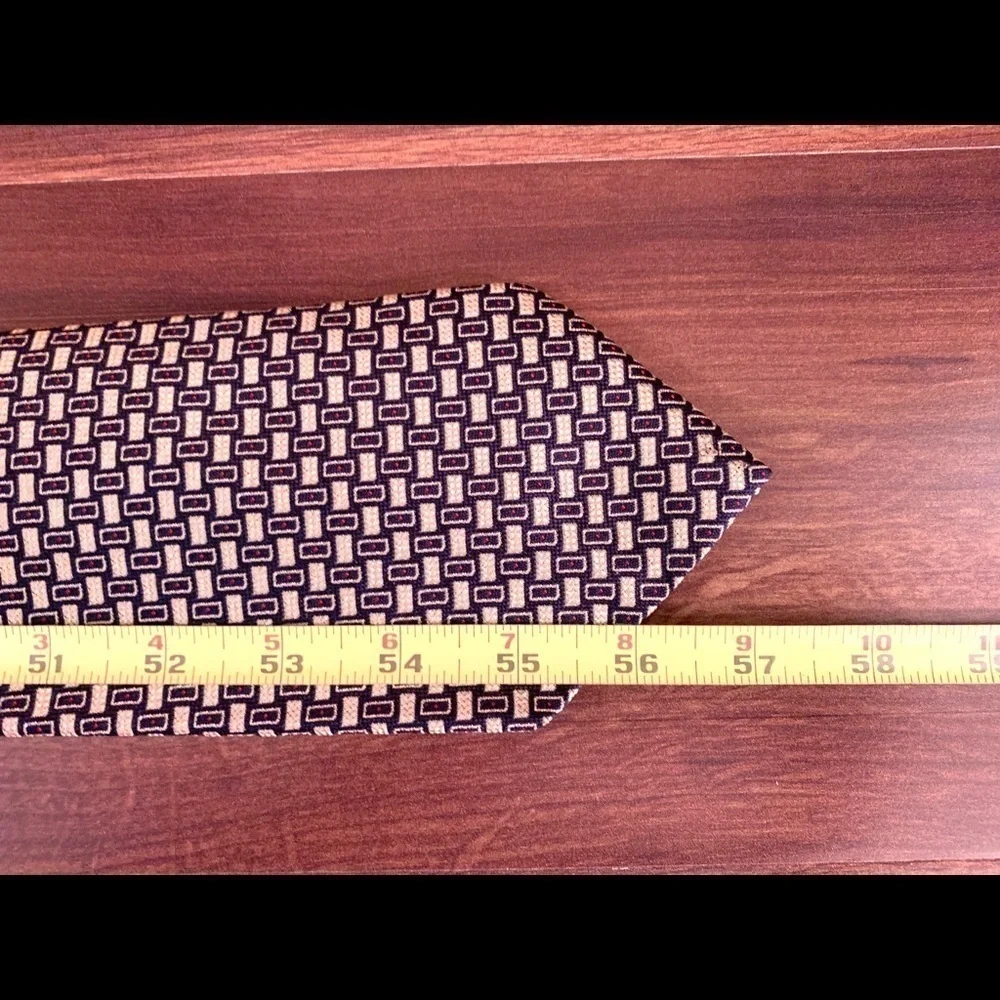 🌿SALE🌿NICK HILTON Collection Black Gold Silk Necktie